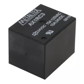 Relé Miniatura 15 Amperes 24vcc 1reversível Ax1 Metaltex (i)