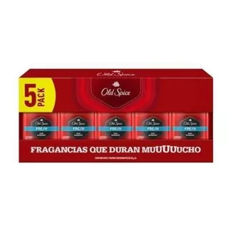 Desodorante Old Spice Fresh En Barra 5 Piezas De 50 G C/u Fragancia Fresh