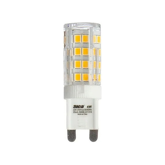 Lámpara Led Sica G9 Bi-pin 4w 220v Luz Cálida / Fría