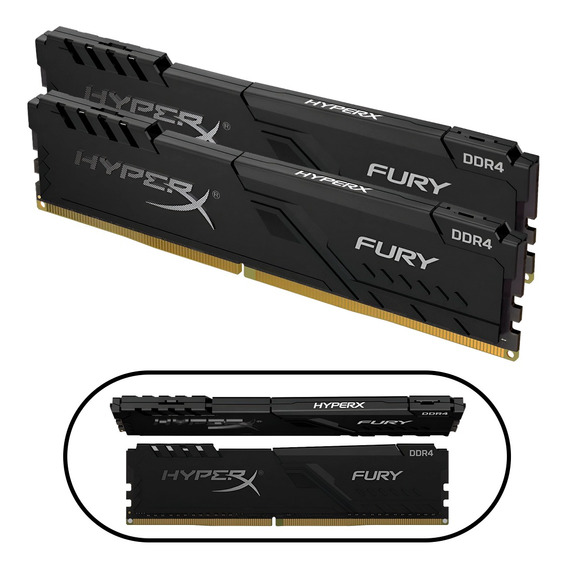 Memoria Ram Hyperx Fury 16gb Ddr4 2666mhz Pc 