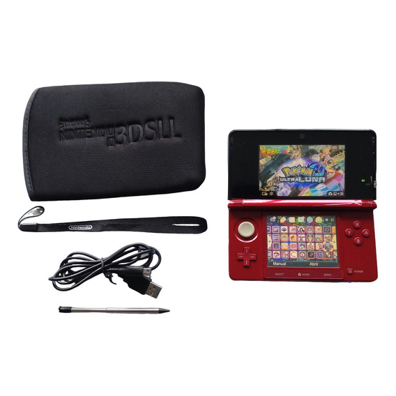 Nintendo 3ds Con Estuche, Accesorios, Garantía Y Memoria 64g