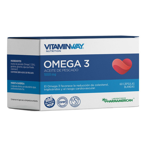 Omega 3, Aceite De Pescado - 60 Cápsulas Blandas 
