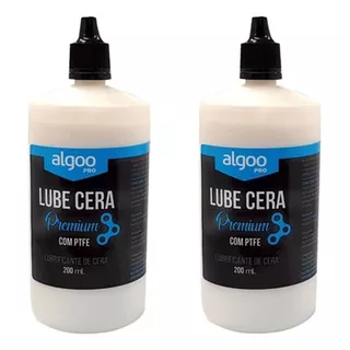 Lubrificante Bike Algoo Lube Óleo Cera Corrente 200ml 2 Unid