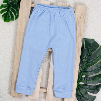 Calça Infantil 100% Algodão Suedine Azul Claro