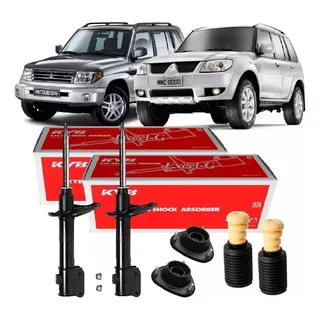 2 Amortecedor Dianteiro Kit Batente Pajero Tr4 2003 2004 2005 2006 2007 2008 2009 2010 2011 2012 2013 2014 2015