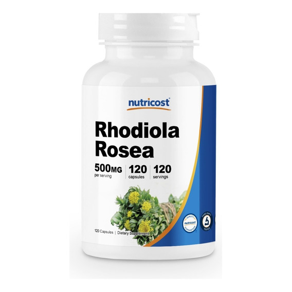 Rhodiola Rosea Rodiola 120 Capsulas Usa Sabor Natural