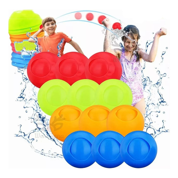 Reutilizable Globos Agua Silicona Bolas Llenado Rápido 20pcs