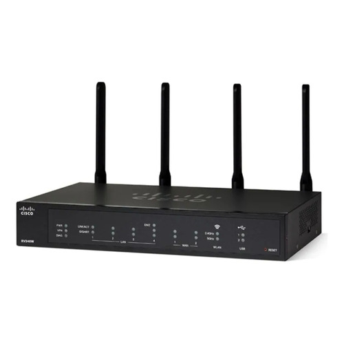 Router Cisco RV Series RV340W negro 110V/220V