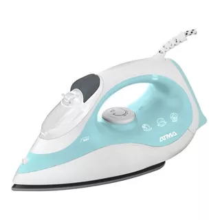 Plancha A Vapor Atma Perfect Care Pav1217pi Color Blanco Y Celeste