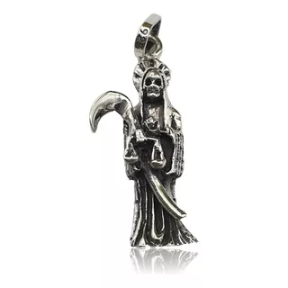 Dije Santa Muerte Plata Ley .925 