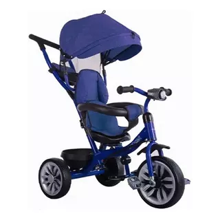 Triciclo Con Asiento Giratorio 360 Bebesit 3 En 1 Con Parasol