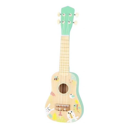 Guitarra de ukelele de madera para niños, juguete Tooky Toy