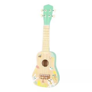Guitarra De Ukelele De Madera Para Niños, Juguete Tooky Toy