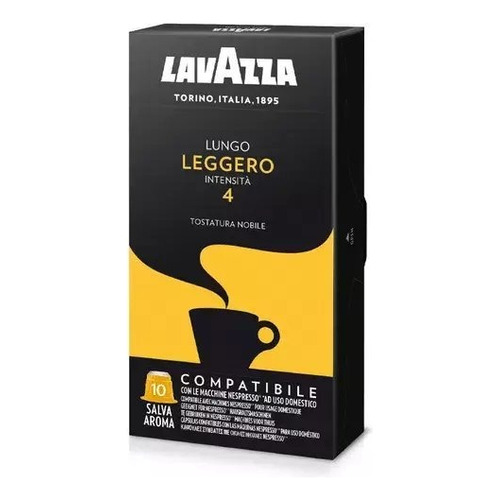 Lavazza Leggero - 1 caja con 10 capsulas