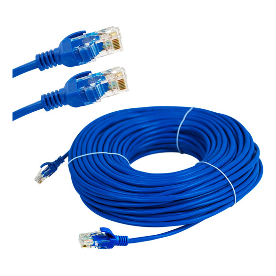 Cable Red 30 Mts Categoría Cat5 Utp Rj45 Ethernet Internet