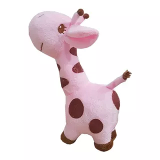 Brinquedo Pelúcia Para Cães Girafa - Rosa - Girafa