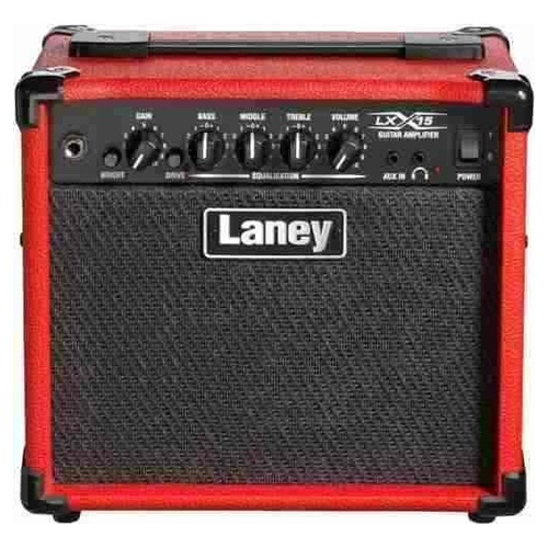 Amplificador De Guitarra Electrica Laney 15 Watts Lx15-red Color Rojo