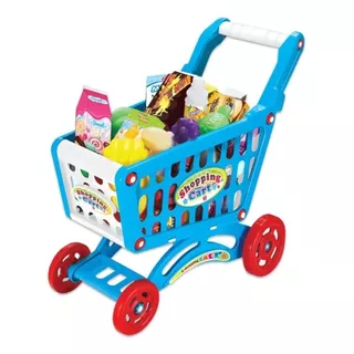 Juego Carrito Supermercado Para Niños Accesorios Juguetes