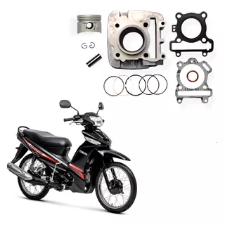 Kit Cilindro Motor Com 3 Juntas Crypton 115 2011 2012 2013 