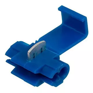 500pçs Conector Derivação Emenda Cabos Fios Azul 1,5 A 2,5mm