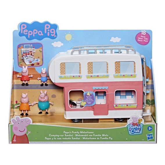 Muñeca Peppa Pig Adventures Casa Rodante Familiar