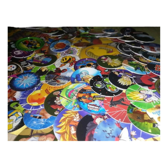 100 Tazos Surtidos Y Diferentes