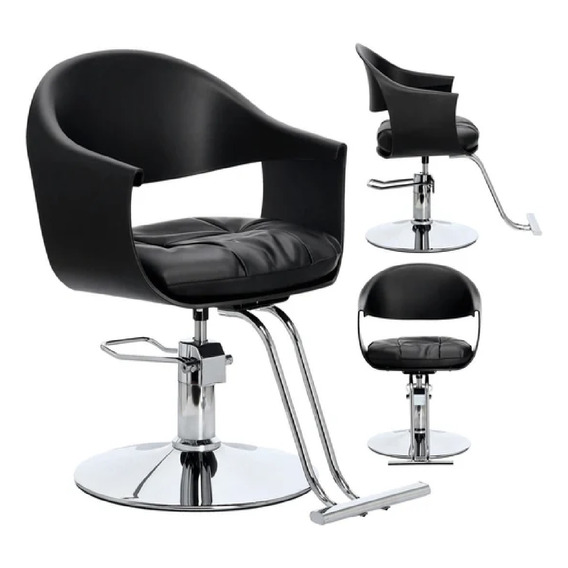 Silla Barbería Estética Salón Barbero Altura Ajustable