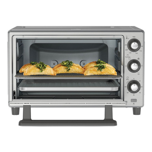 Horno Con Freidora De Aire Oster® De 25l Tssttvls25 Color Plateado