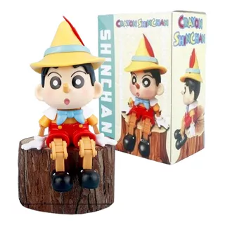 Figura Crayon Shin Chan 16cm Pinocho Juguete Anime Coleccion