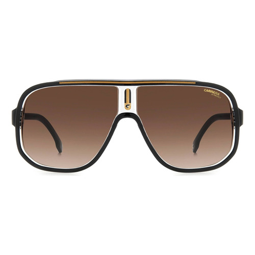 Lentes Carrera Café Degradado 1058/s 2m2ha Negro-oro Unisex Color Negro Lente Marrón Varilla Negro/Rojo Armazón Negro/Dorado Diseño Gradiant