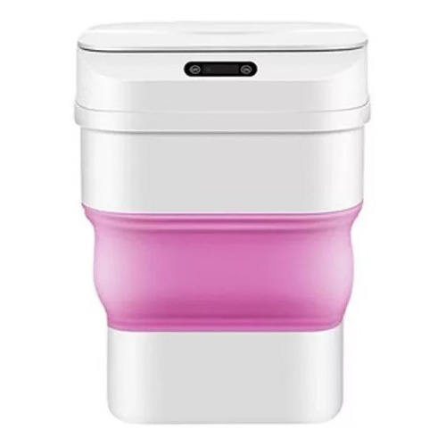 Papelero Baño Automático Inteligente Sensor De Proximidad D Color Rosa