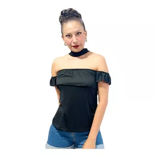 Blusa Campesina Casual De Moda Para Dama