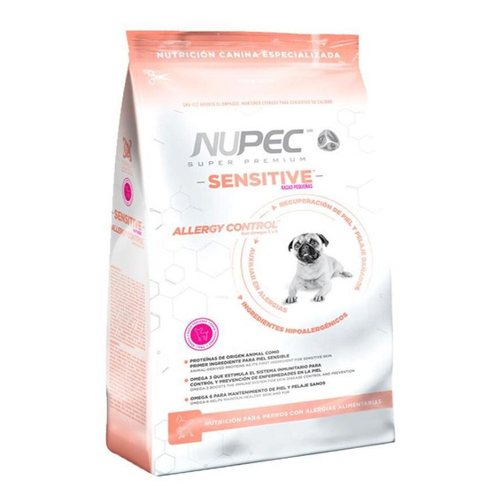 Alimento Nupec Nutrición Especializada Sensitive para perro adulto de raza  pequeña sabor mix en bolsa de 8kg