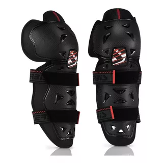 Rodilleras Profile 2.0 Acerbis Adulto Motocross Enduro Color Negro Talle Único