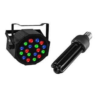 Kit Iluminação Festa Dj Balada Jogo Luz 2x1 Canhão Luz Negra