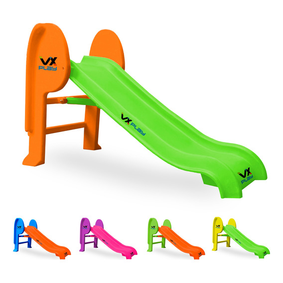 Tobogan Infantil Vxplay Plástico Plegable 2 Escalones