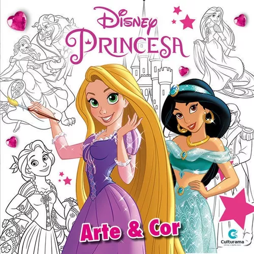 100 Páginas Para Colorir Disney - Princesas - 9786557385746