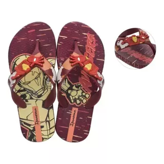 Chinelo Ipanema Infantil Avengers Combat Homem De Ferro