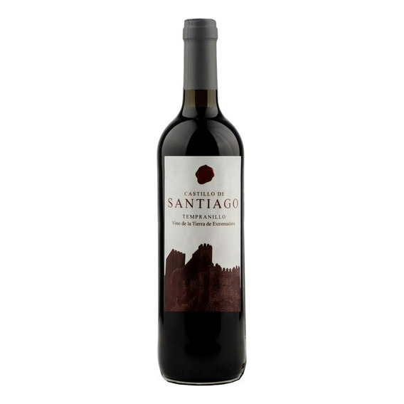 Vino Tinto Español Castillo De Santiago 750 Ml