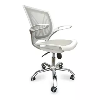 Silla De Escritorio Ads Yadid Ergonómica  Gris Con Tapizado De Mesh