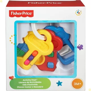 Chaveiro Fisher Price Com Chaves De Design Multicolorido Coloridas Activities 71084