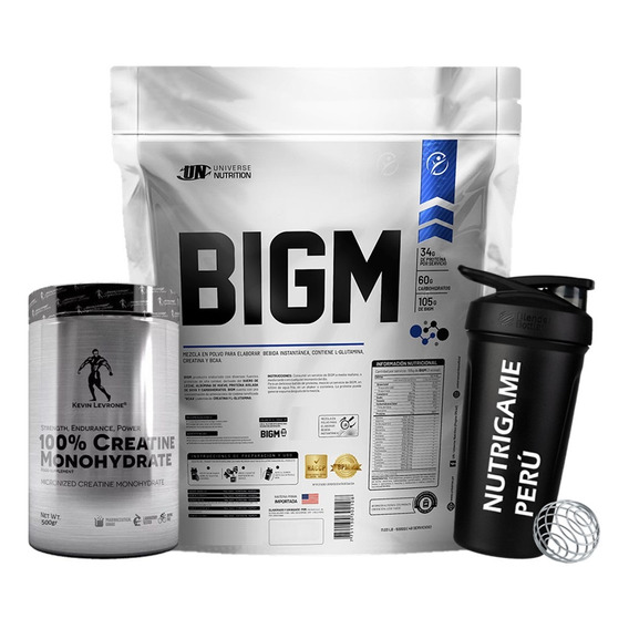 Pack Bigm 5kg + Creatina Monohidratada Kevin Levrone 500gr 