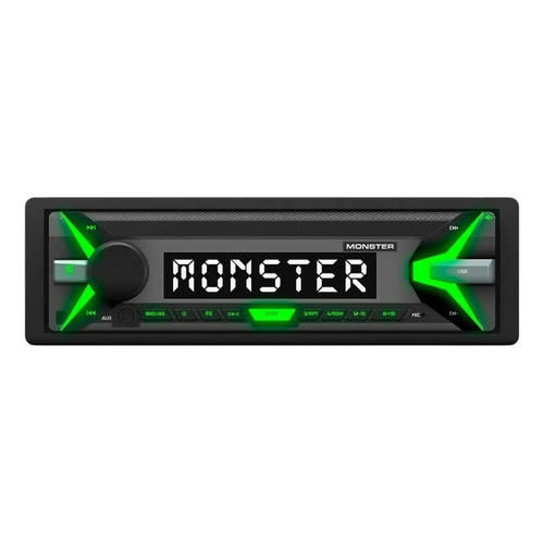 Estéreo para auto Monster Sound X 1100 con USB, bluetooth y lector de tarjeta SD