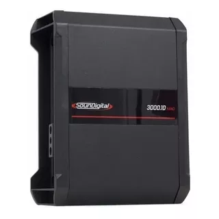 Amplificador Para Autos, Pickups & Suv Soundigital Evo 4.0 3000.1 Clase D Con 1 Canal Y 3000w Negro