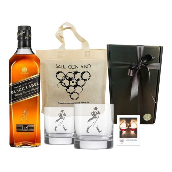 Experiencia Whisky Johnny Walker Black Label 750 Box Grabado