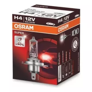 2 Bombillos Osram H4 12v 60/55w Super +30% Alemanes En Caja