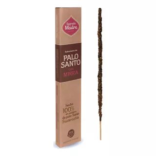 Incenso Sagrada Madre Linha Palo Santo - Calma E Bem Estar Fragrância Palo Santo Con Mirra