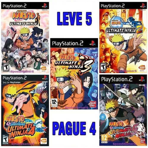 Naruto Ps2 Shippuden Ultimate Ninja 5 Patch Português - Desconto no Preço