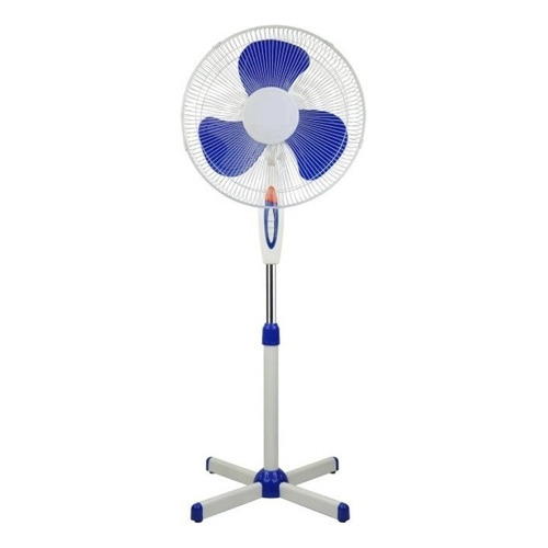 Ventilador De Pie 16 Pulgada Redonda Estable Blanco Bola8