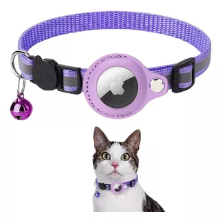 Collar Reflectivo De Mascotas Gargantilla Para Airtag Nailon